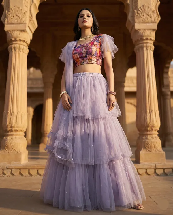Lilac_Dream_Layered_Lehenga