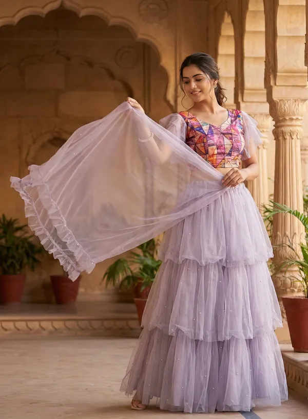 Lilac_Dream_Layered_Lehenga