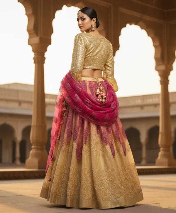 Golden_Rani_Lehenga