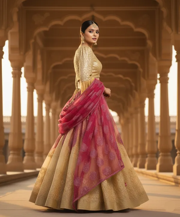 Golden_Rani_Lehenga