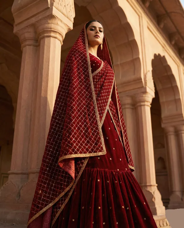 Rangmahal_Velvet_Lehenga