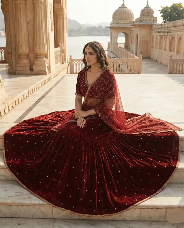 Rangmahal_Velvet_Lehenga
