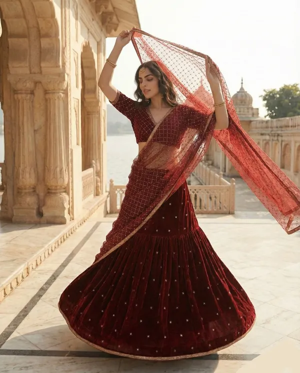 Rangmahal_Velvet_Lehenga