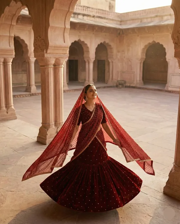 Rangmahal_Velvet_Lehenga