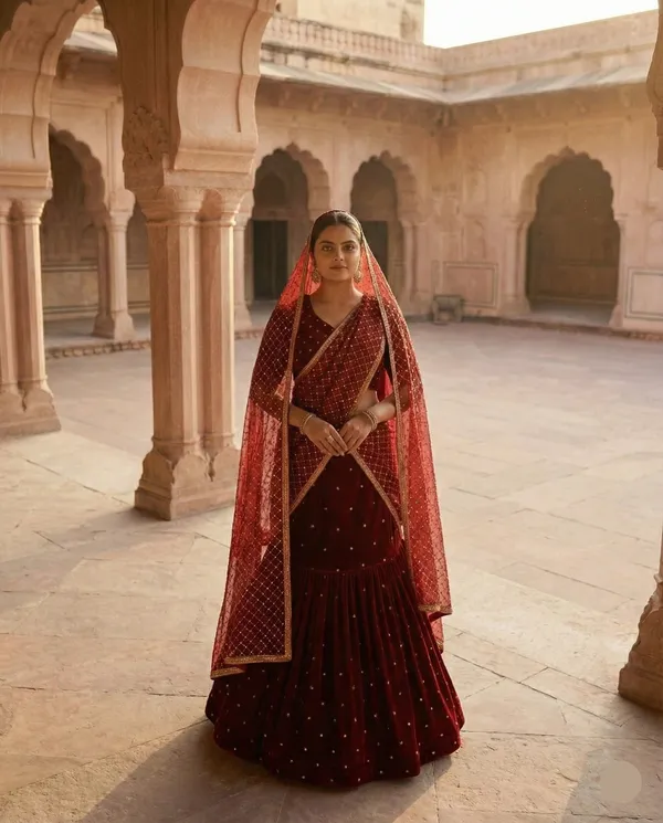 Rangmahal_Velvet_Lehenga