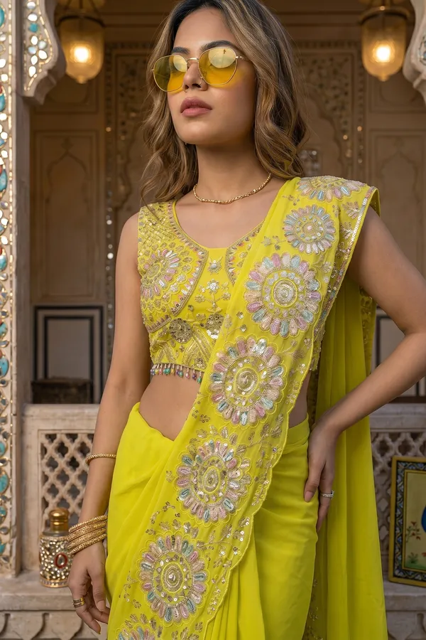 Sunlit_Bloom_Ready_To_Wear_Saree