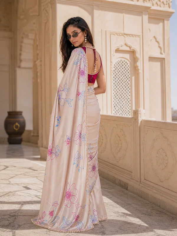 The_Champagne_Petals_Satin_Saree