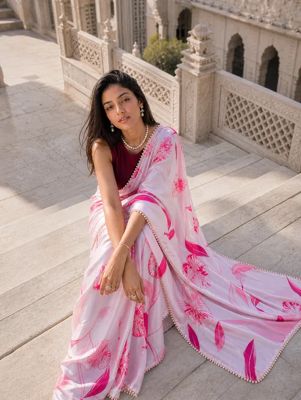 Pink_Serenade_Satin_Saree