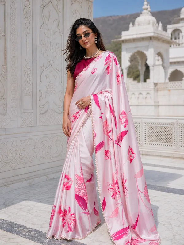 Pink_Serenade_Satin_Saree