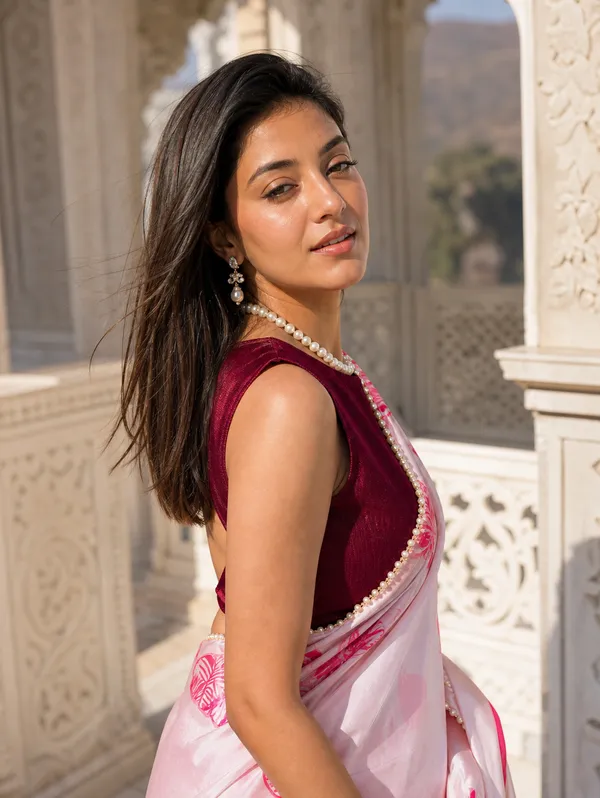 Pink_Serenade_Satin_Saree