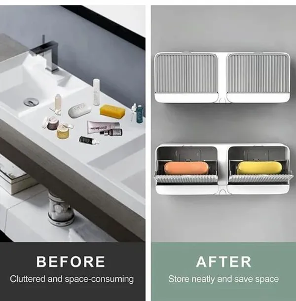 Wall_Mount_Double_Bar_Soap_Dish