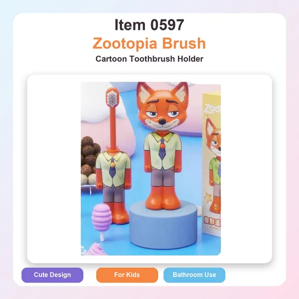 Cartoon_Animal_Toothbrush_Holder_for_Kids,_Cute_Character_Toothbrush_Stand_with_Removable_Brush,_Bathroom_Toothbrush_Organizer,_Fun_Kids_Bathroom_Accessory,_Gift_Box_Pack