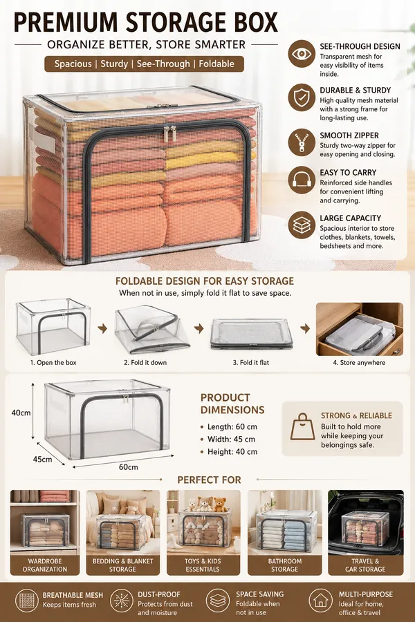Koshva_Pack_of_2,_66L_Waterproof_Clothes_&_Saree_Storage_Bag