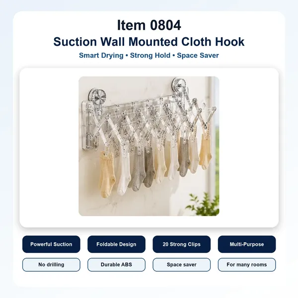 Suction_Wall_Mounted_Cloth_Hook,_Foldable_Drying_Rack_with_Strong_Clips,_No_Drilling_Wall_Mounted_Clothes_Hanger_for_Socks,_Towels,_Baby_Clothes,_Bathroom,_Laundry,_Balcony_&_Kitchen
