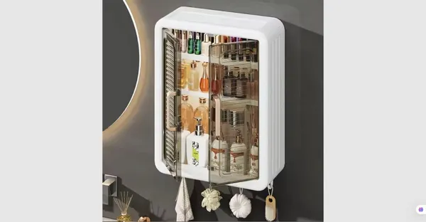 Wall_Mount_Kitchen_Storage_Box_-_Foldable_Cabinet_with_Double_Door
