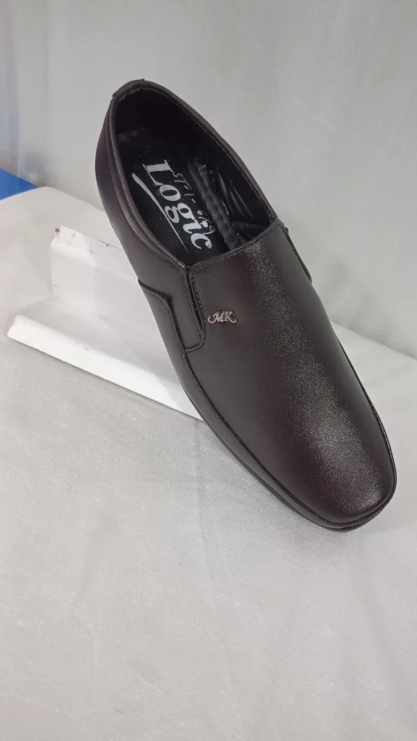 Brown_Leather-Look_Slip-On_Formal_Shoes_For_Men