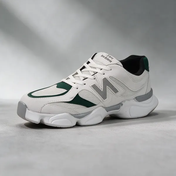 White_Mesh_Casual_Sneakers_For_Adults