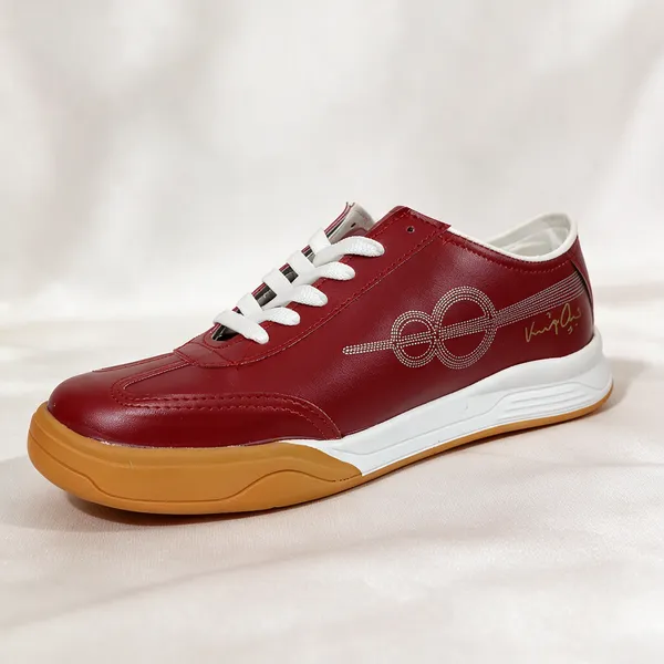Maroon_Lace_Up_Casual_Sneakers_For_Unisex