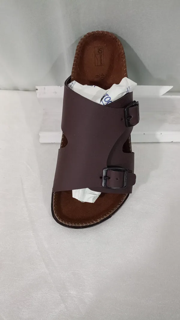 Brown_Two_Strap_Buckle_Sandals_For_Men