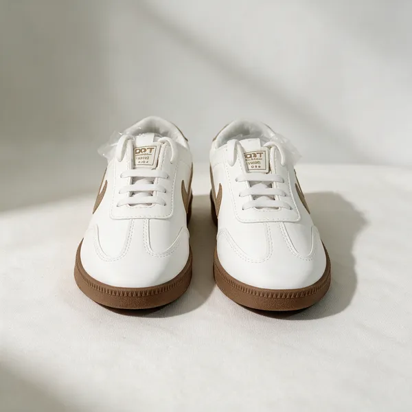 White_Low-Top_Lace-Up_Sneakers_For_Adults