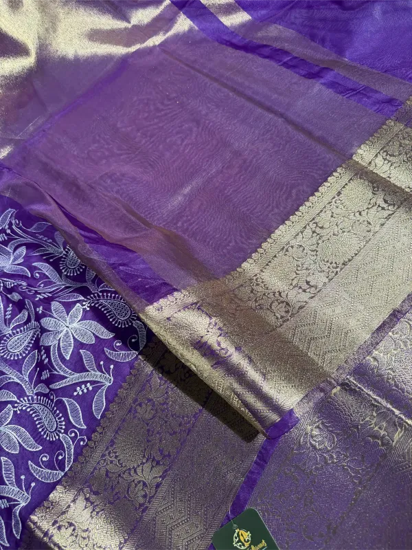 Bright_Purple_Kora_Organza_Chikankari_Embroidered_Banarasi_Saree