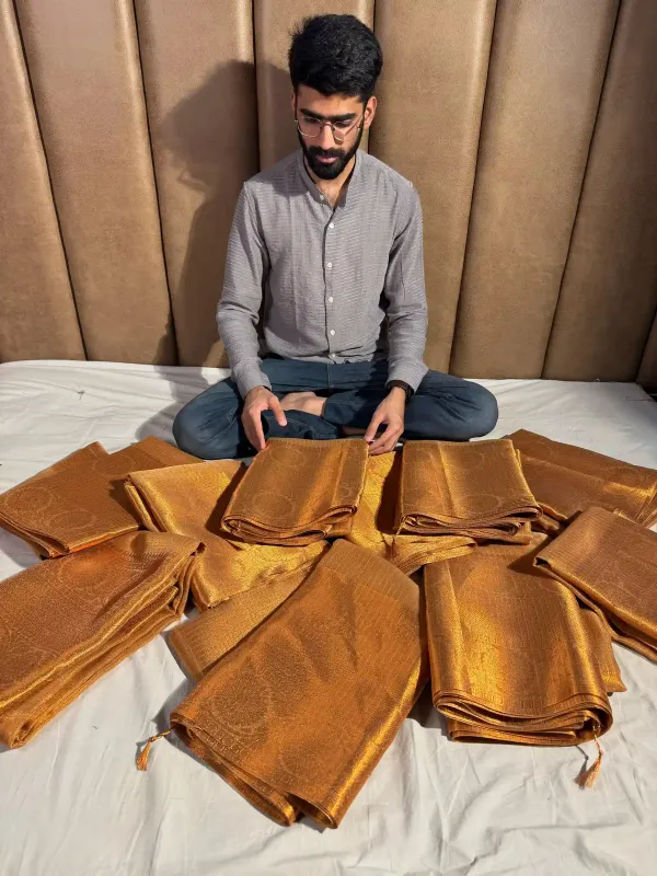 Copper_Zari_Kota_Tissue_Silk_Banarasi_Saree