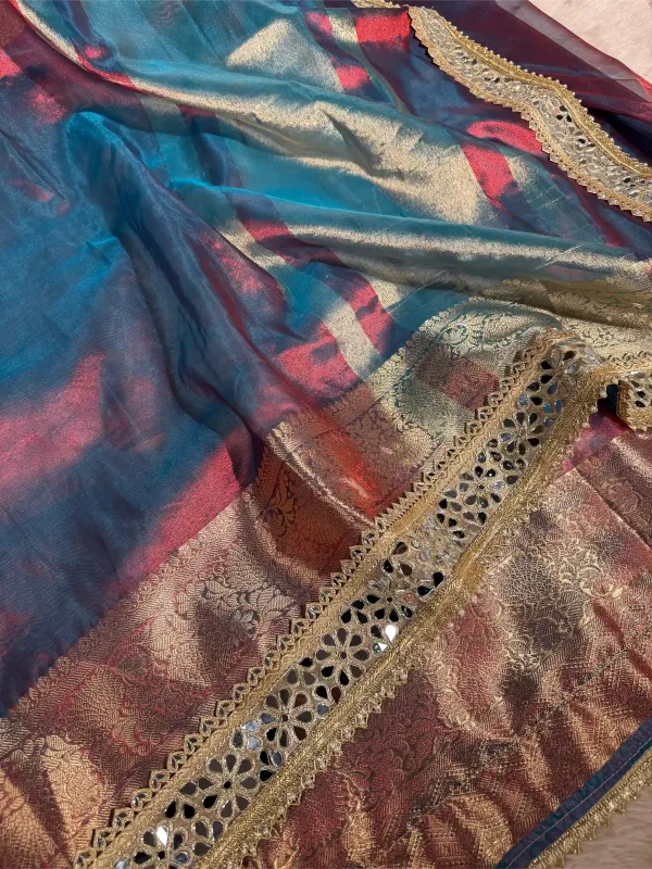 Dhoop_Chaon_Rare_German_Blue_Shade_Tissue_Silk_Dedo_Banarasi_Saree