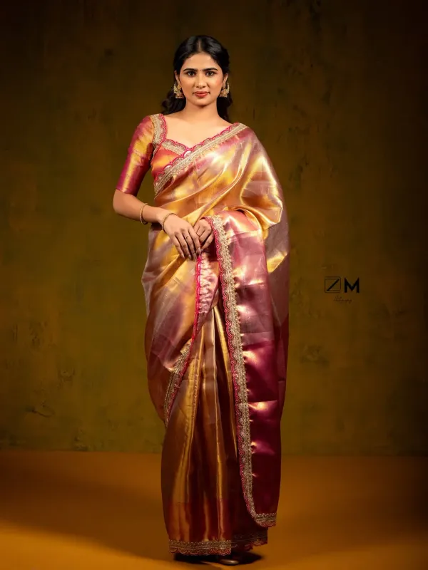 Dual_Shaded_Kanjivaram_Tissue_Silk_Designer_Saree