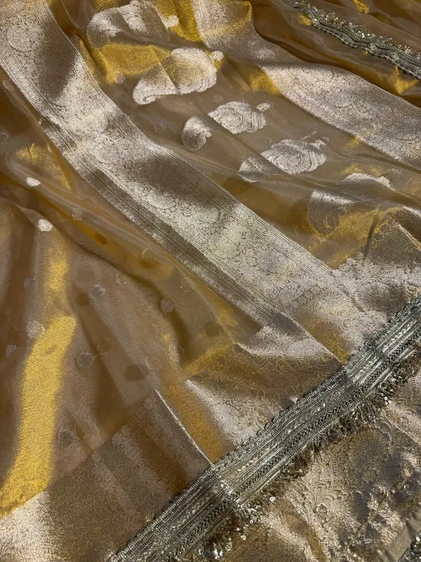 Light_Gold_Tissue_Silk_Designer_Lace_Work_Banarasi_Saree