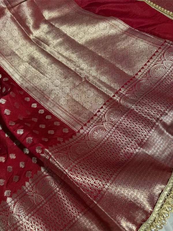 Light_Maroon_Chinia_Silk_Designer_Lace_Work_Banarasi_Saree