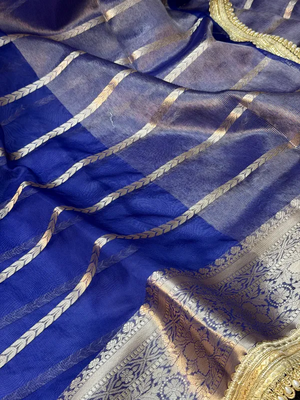 Light_Navy_Kora_Organza_Traditional_Banarasi_Saree