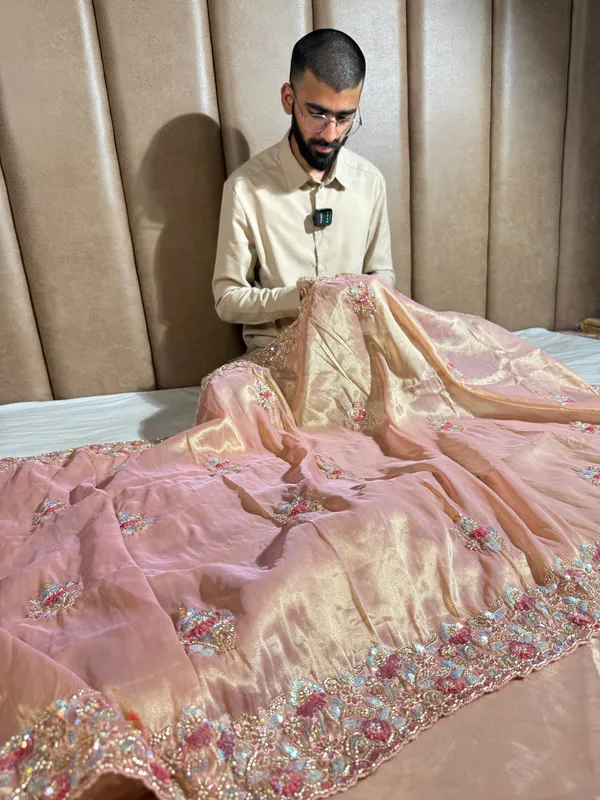 Subtle_Mauve_Peach_Shimmery_Tissue_Silk_Handwork_Saree