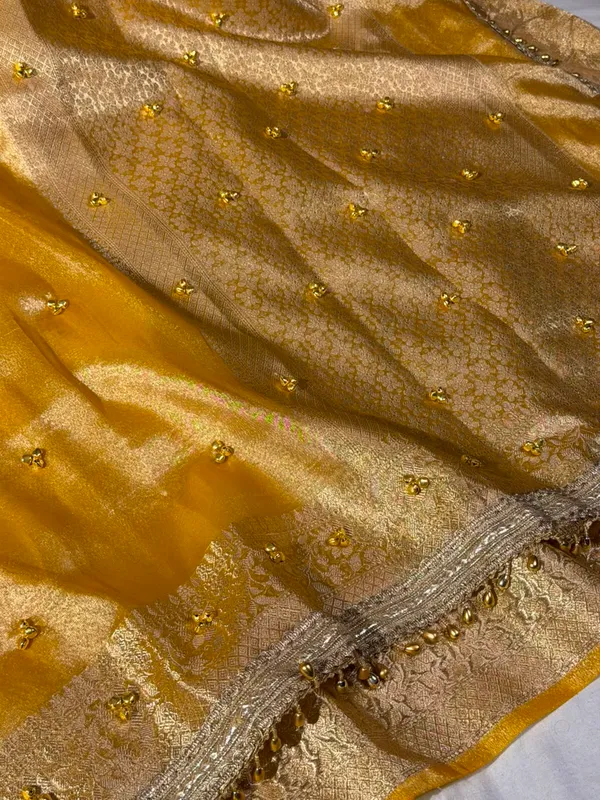 Metallic_Yellow_Kora_Tissue_Viral_Ghungroo_Saree_