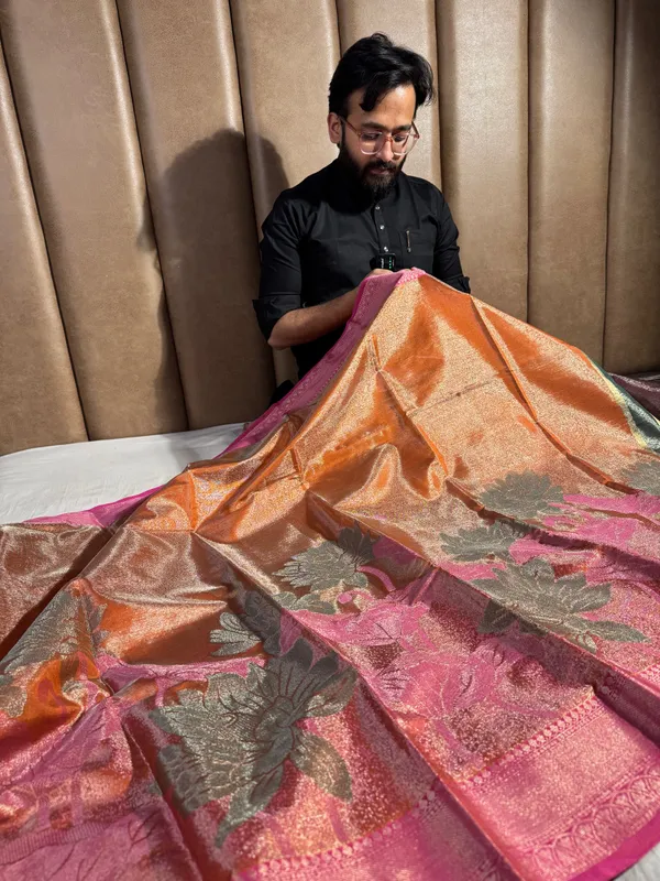 Most_Premium_banarasi_tissue_with_exclusive_border_and_rich_pallu_