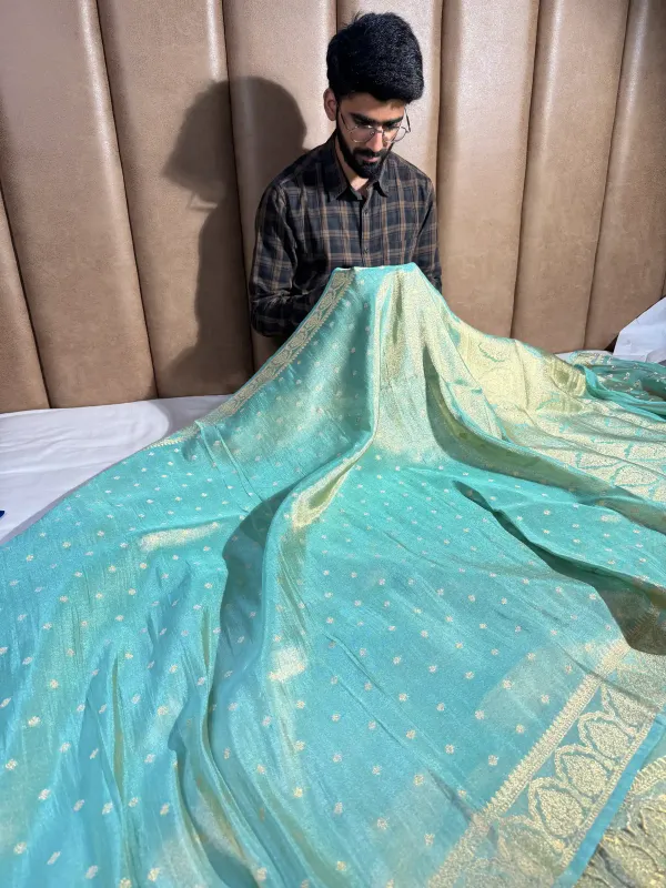 Sea_Green_Tissue_Silk_Traditional_Buta_Banarasi_Saree