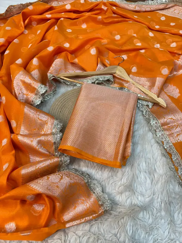 Subtle_Bright_Orange_Traditional_Softsilk_Lace_Work_Banarasi_Saree