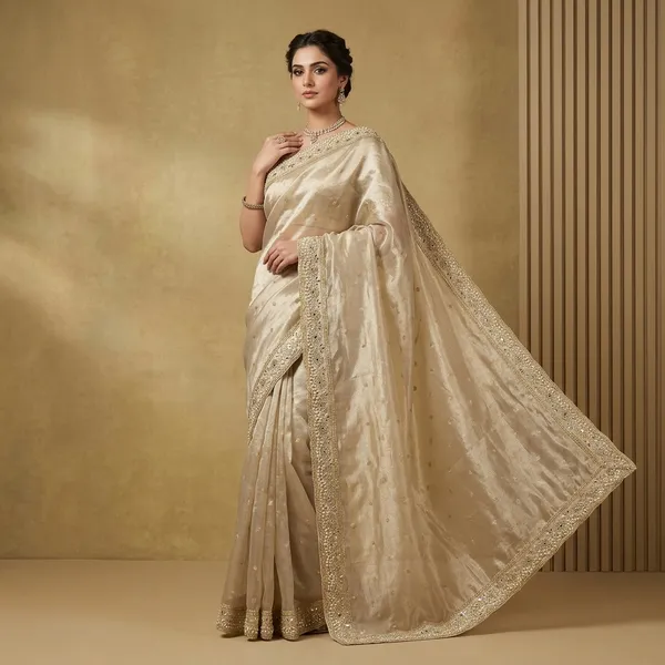 Water_Zari_Tissue_Silk_Gota_Lace_Attached_Traditional_Banarasi_Saree