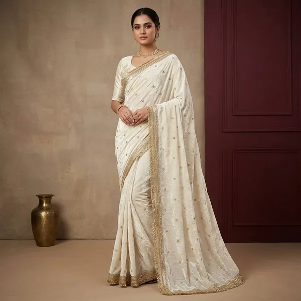 Ivory_shimmery_tissue_silk_designer_saree