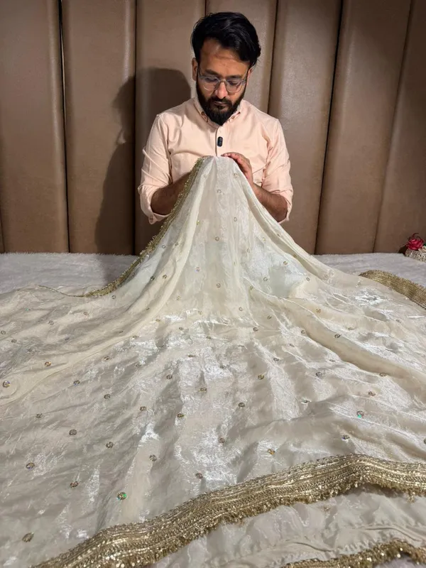Ivory_shimmery_tissue_silk_designer_saree