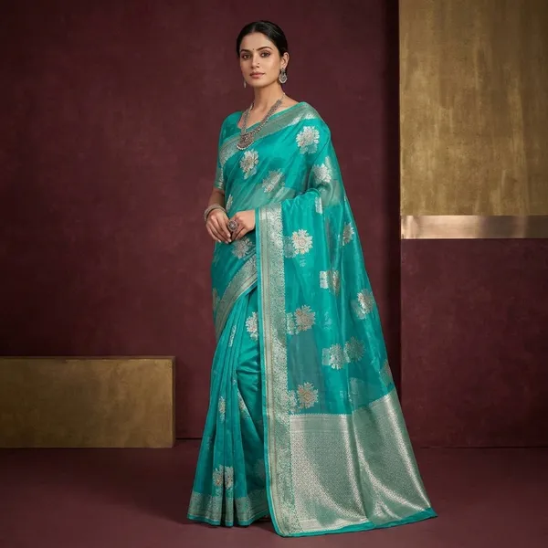 Dhoop_Chaon_Kora_Tissue_Silk_Banarasi_Saree