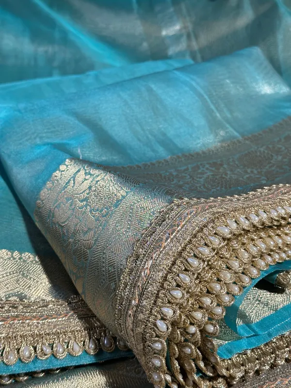 Jahnvi_Kapoor_Inspired_Sea_Green_Tissue_Designer_Saree