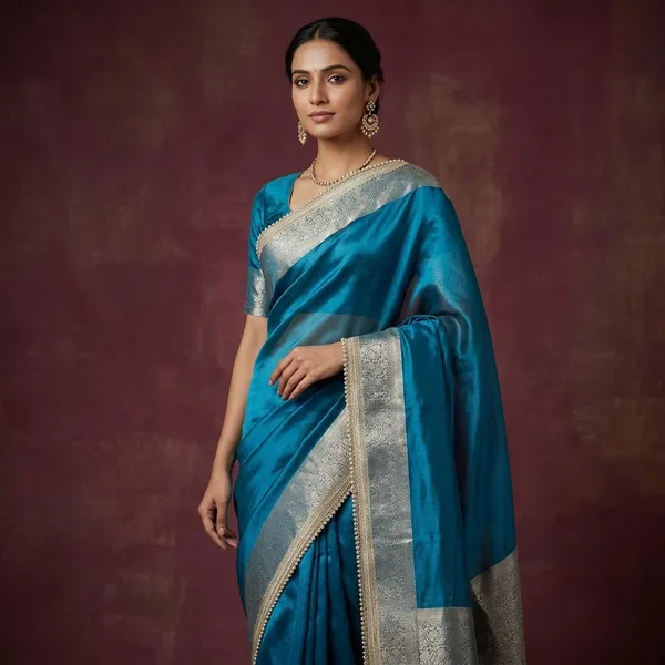 Emerald_Blue_Soft_Tissue_Silk_Banarasi_Saree