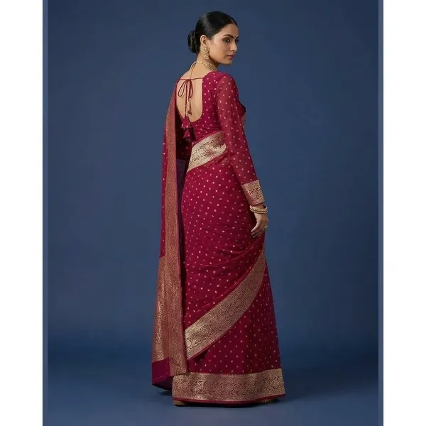 Premium_Georgette_Banarasi_Silk_Saree