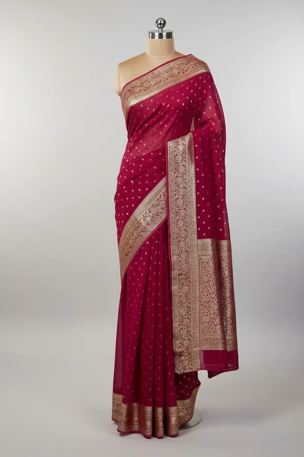 Premium_Georgette_Banarasi_Silk_Saree