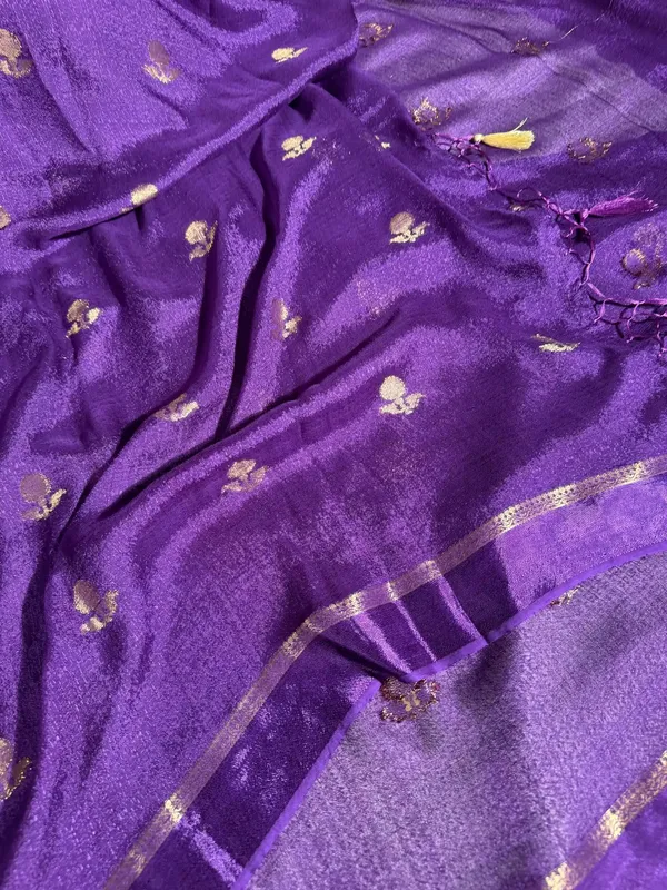 Bright_Purple_Viscose_Georgette_Buta_Banarasi_Saree