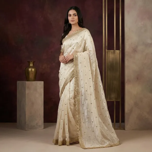 Ivory_shimmery_tissue_silk_designer_saree