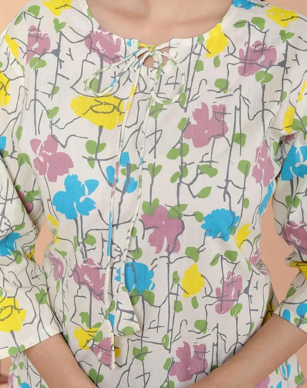 Cream_Cotton_Tunic_Kurti_For_Women