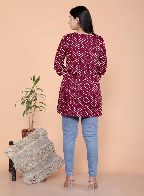 Purple_Cotton_Straight_Kurti_For_Women