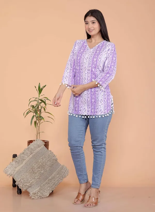 Purple_Cotton_Tunic_Kurti_For_Women
