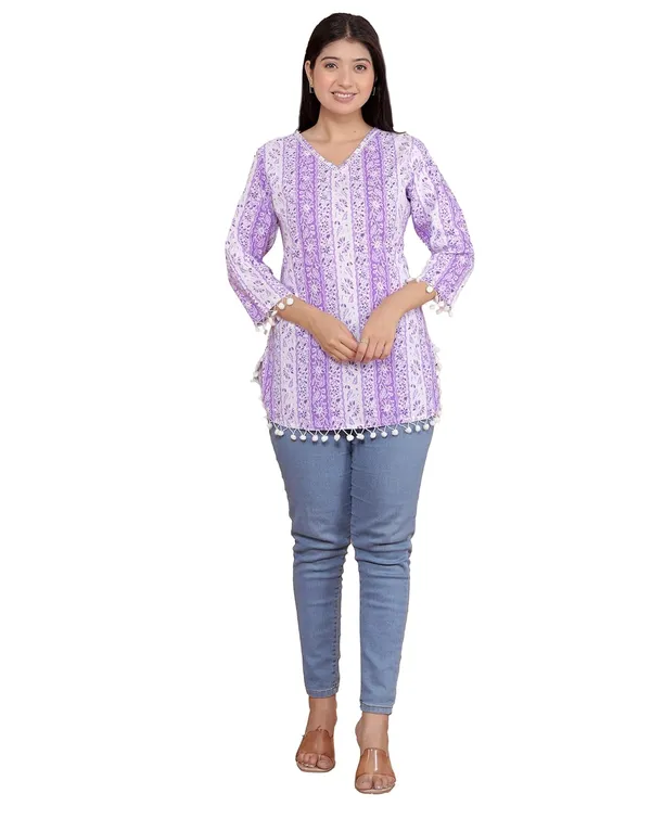 Purple_Cotton_Tunic_Kurti_For_Women
